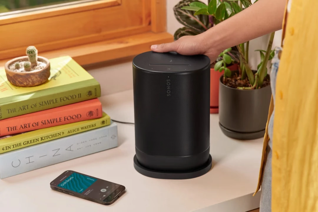 Sonos Move Gen2 nešiojama kolonėlė, Baltos spalvos aprašymas - Prekės nuotrauka