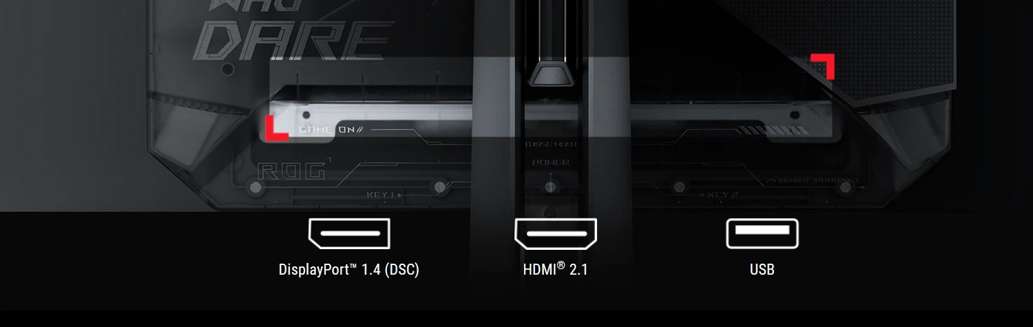 Monitorius Asus ROG Swift OLED PG27AQDP | 26.5 | 16:9 | 2560x1440 | 480Hz (90LM0A20-B01A70) aprašymas - Prekės nuotrauka