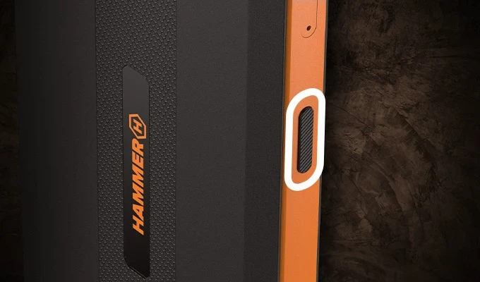 Išmanusis telefonas MyPhone Hammer Iron Va, 4G, 6/64GB, oranžinis aprašymas - Prekės nuotrauka