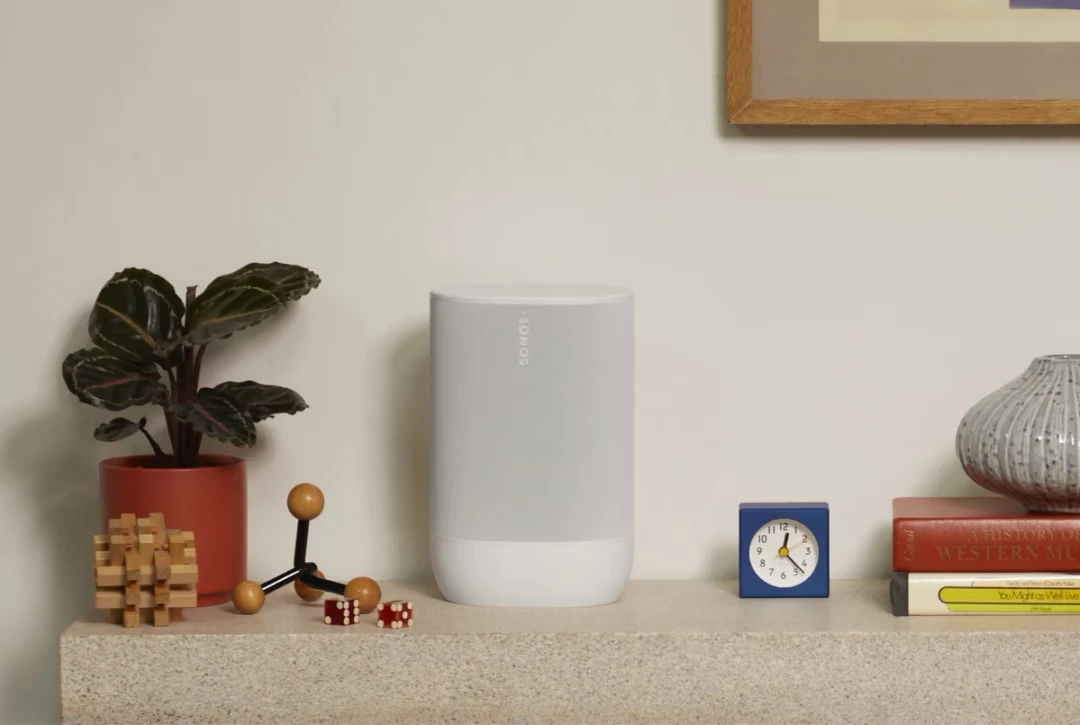 Sonos Move Gen2 nešiojama kolonėlė, Baltos spalvos aprašymas - Prekės nuotrauka