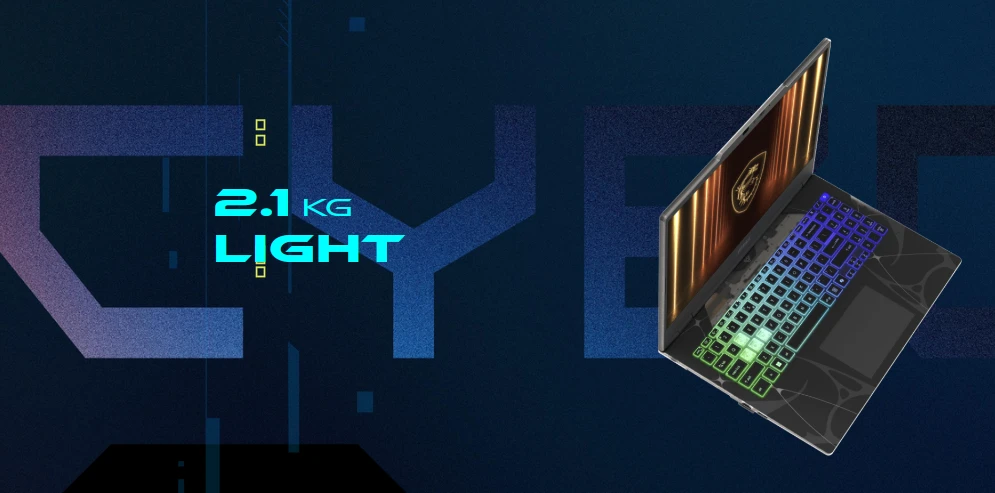 Nešiojamas kompiuteris MSI Cyborg 15 B13W | Intel Core i5-13420H | 15.6