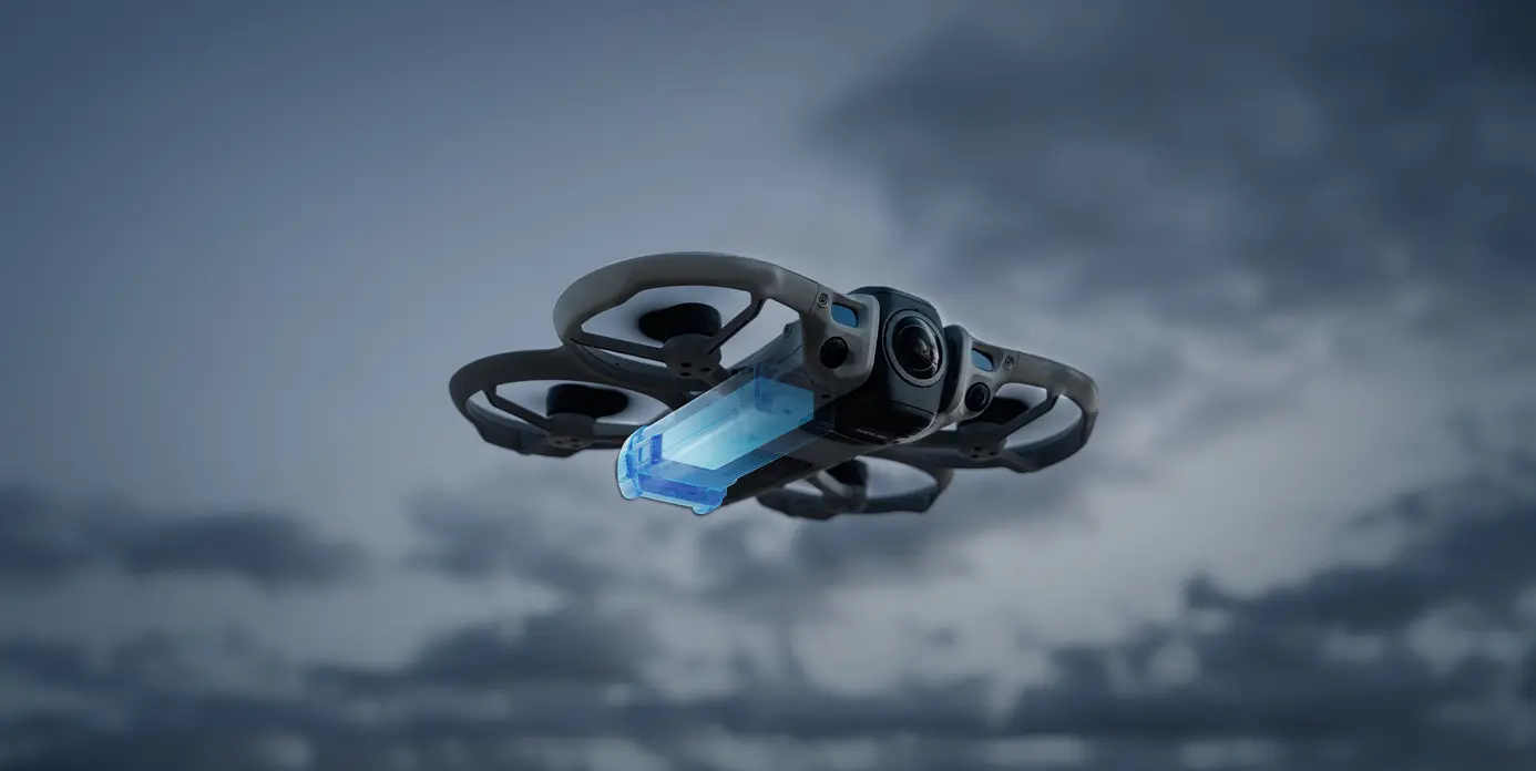DJI Avata 360 Fly More Combo dronas (su DJI Goggles N3 akiniais) aprašymas - Prekės nuotrauka