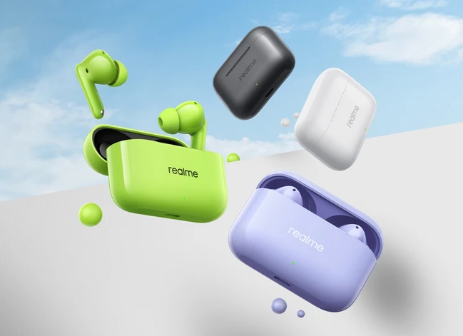 REALME VASAROS RINKINYS: Realme 14 PRO+ 5G 12/512GB Pearl White + Realme Buds T200 + Realme Backpack aprašymas - Prekės nuotrauka