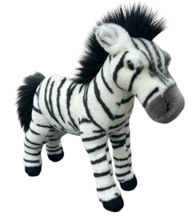 Dubi Pliušinis žaislas - zebras, 30 cm aprašymas - Prekės nuotrauka