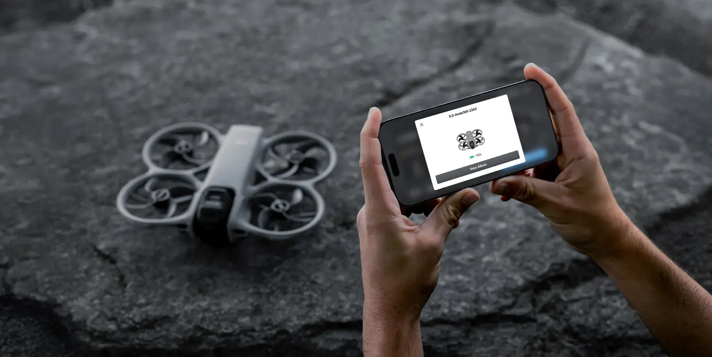 DJI Avata 360 Fly More Combo dronas (su DJI Goggles N3 akiniais) aprašymas - Prekės nuotrauka