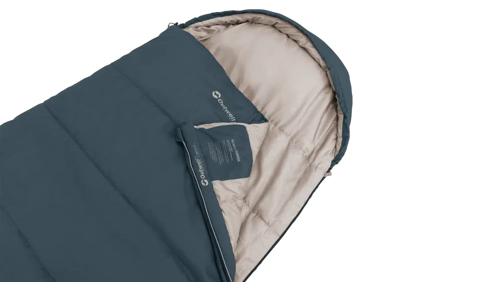 Outwell miegmaišis Campion Lux, 225 x 85 cm, mėlynas aprašymas - Prekės nuotrauka