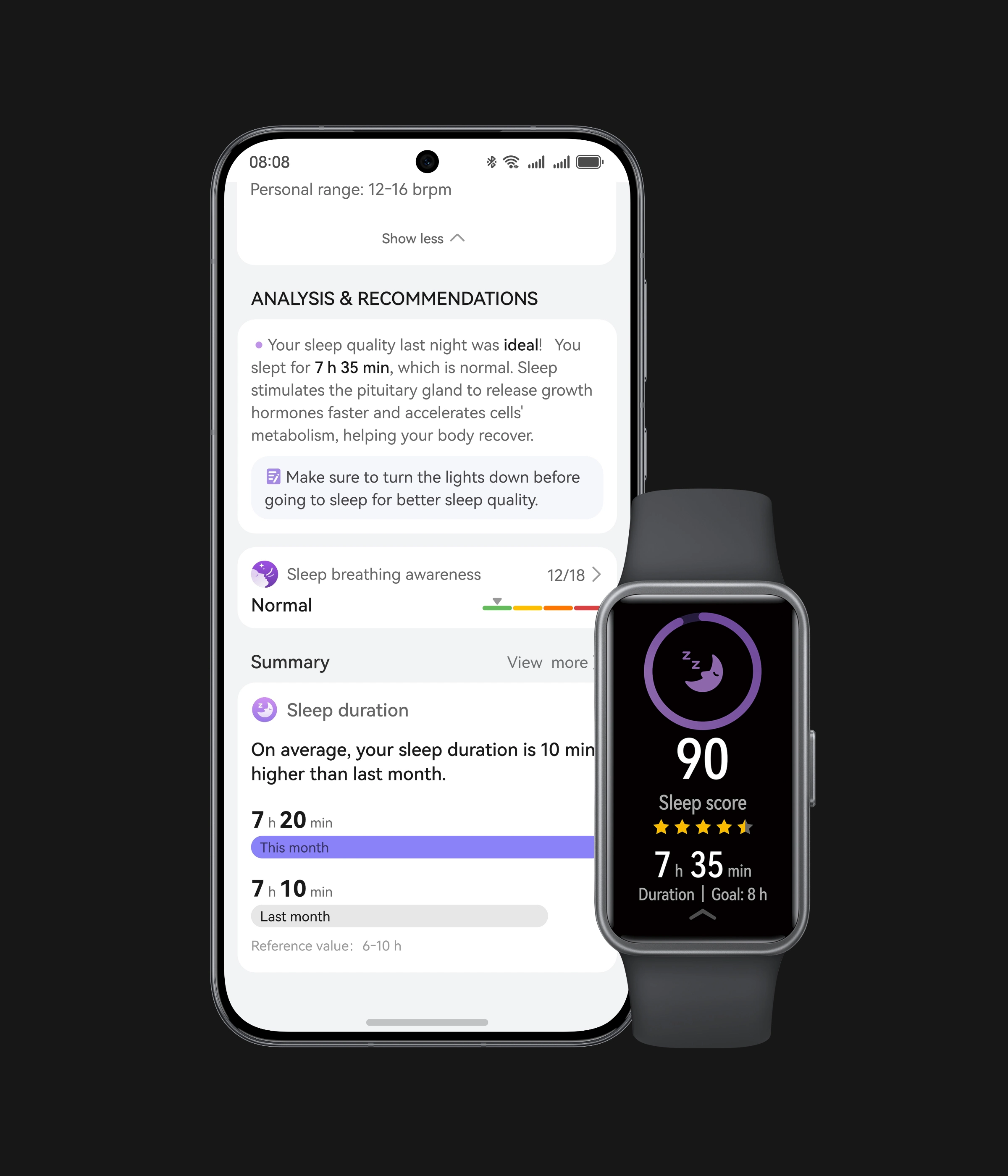 HUAWEI Band 10 Pink aprašymas - Prekės nuotrauka