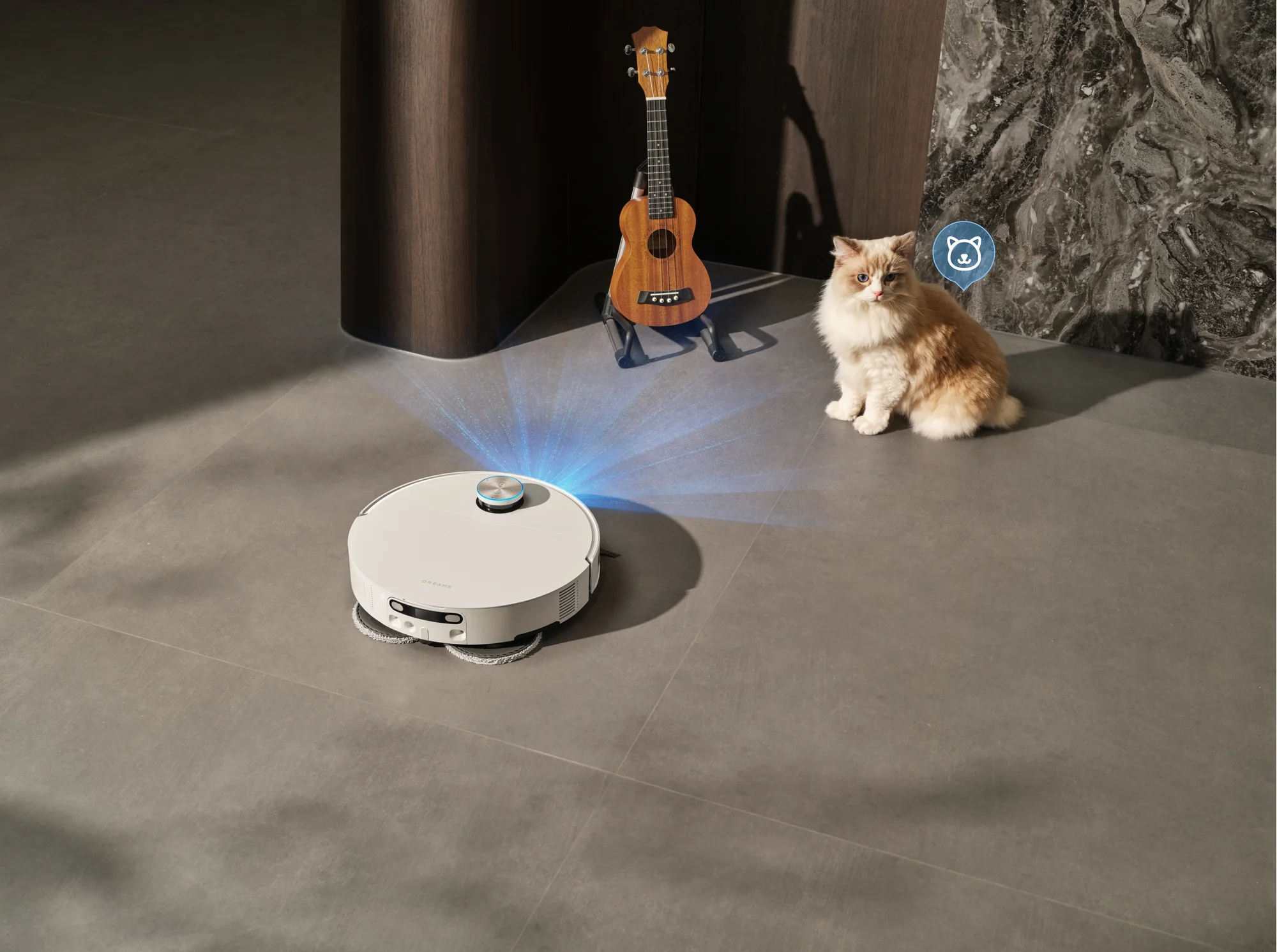 Dulkių siurblys - robotas Dreame X60 Ultra, juodos spalvos aprašymas - Prekės nuotrauka