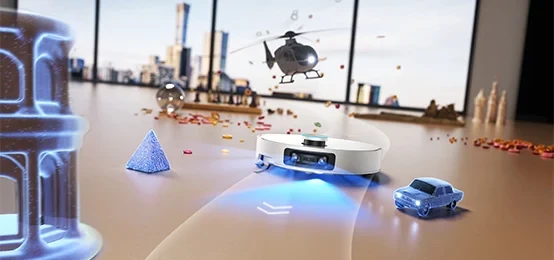 Dulkių siurblys-robotas Dreame X60 Ultra Complete, baltos spalvos aprašymas - Prekės nuotrauka