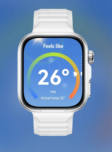 HUAWEI WATCH FIT 5 Pro White Fluoroelastomer Strap aprašymas - Prekės nuotrauka