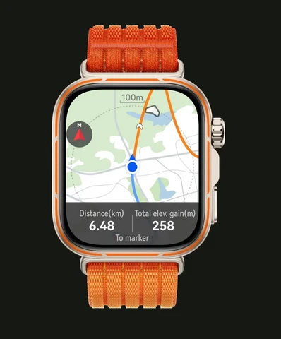 HUAWEI WATCH FIT 5 Pro White Fluoroelastomer Strap aprašymas - Prekės nuotrauka