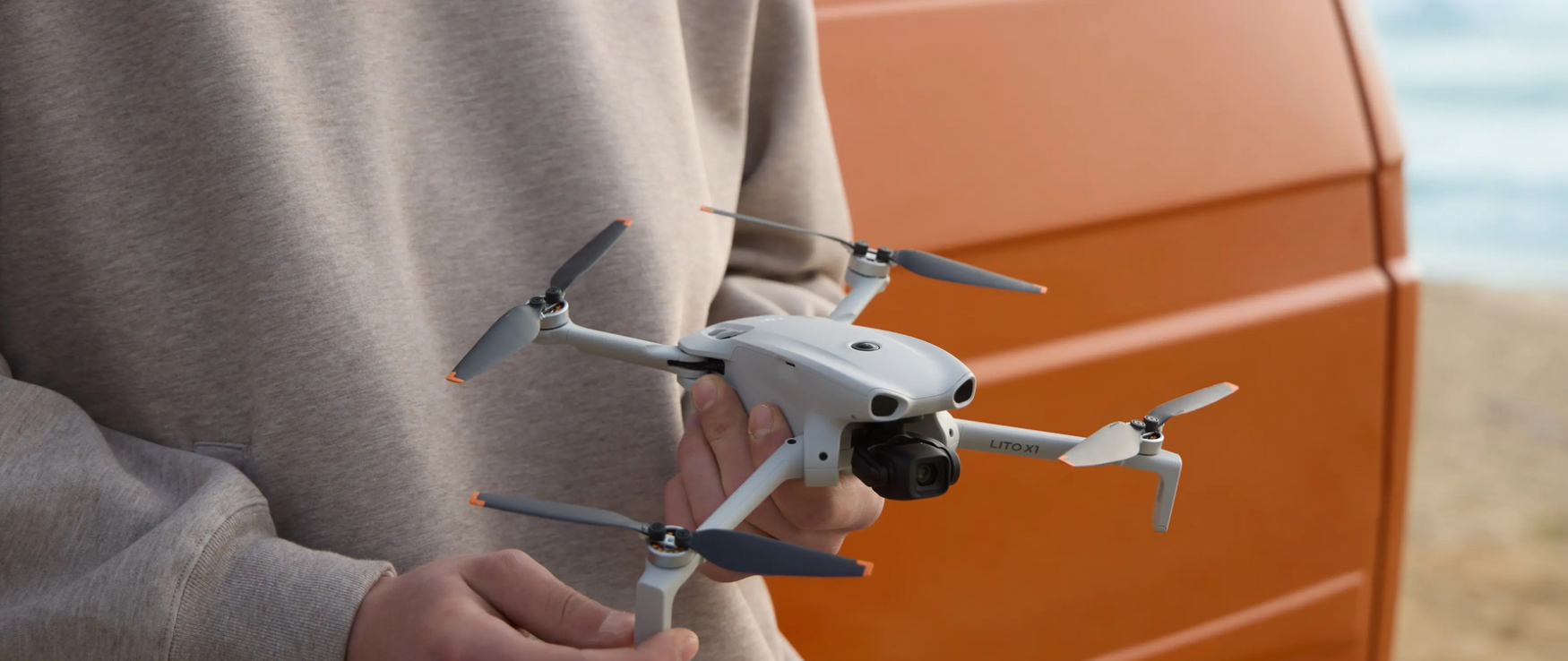 DJI LITO X1 Fly More Combo Plus dronas (su DJI RC 2 valdikliu) aprašymas - Prekės nuotrauka
