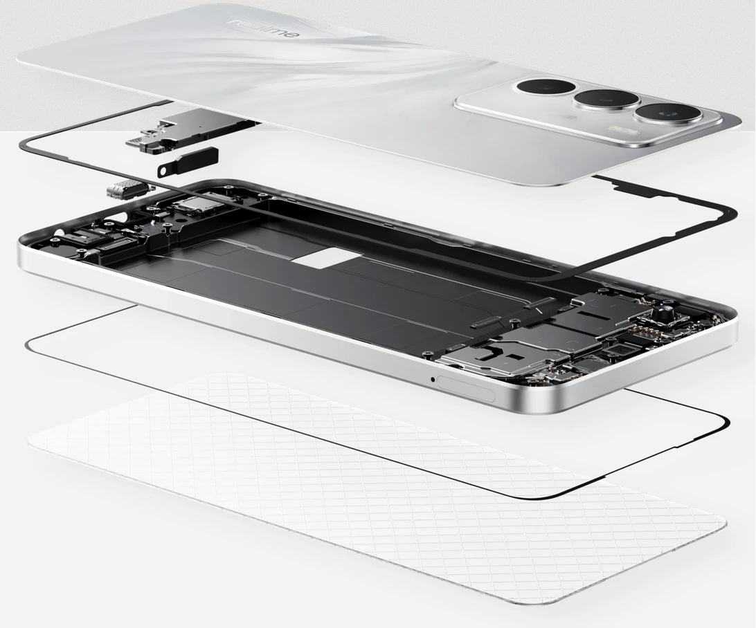 Išmanusis telefonas REALME C71 8/256GB White Swan aprašymas - Prekės nuotrauka