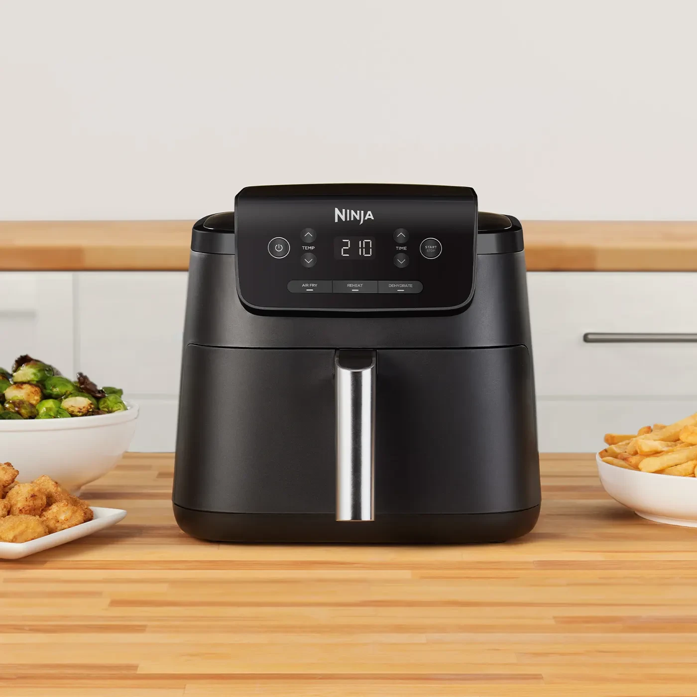 Karšto oro gruzdintuvė Ninja AF110EU, 1750 W, 4,7 l aprašymas - Prekės nuotrauka