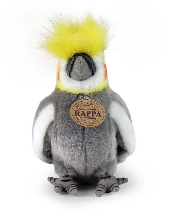 Rappa Eco-Friendly Pliušinis žaislas - nimfinė papūgėlė, 18 cm aprašymas - Prekės nuotrauka
