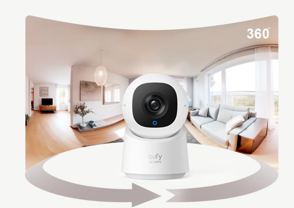 Vidaus stebėjimo kamera Eufy Indoor Cam C220, baltos spalvos aprašymas - Prekės nuotrauka