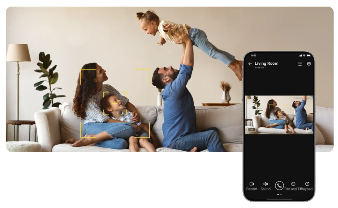 Vidaus stebėjimo kamera Eufy Indoor Cam E30, baltos spalvos aprašymas - Prekės nuotrauka