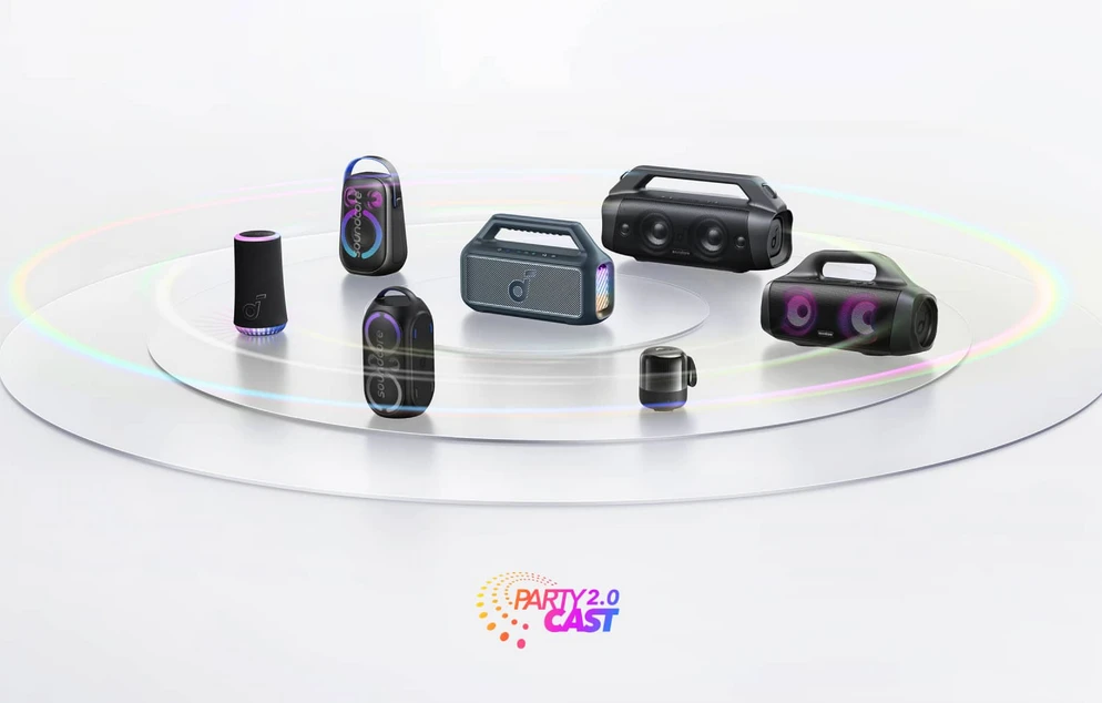Soundcore Motion Boom 2 nešiojama kolonėlė, mėlynos spalvos aprašymas - Prekės nuotrauka