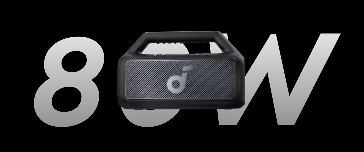 Soundcore Motion Boom 2 nešiojama kolonėlė, mėlynos spalvos aprašymas - Prekės nuotrauka