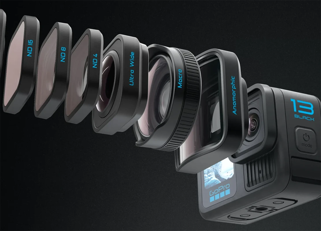 GoPro Hero 13 Black kamera, Baltos spalvos aprašymas - Prekės nuotrauka