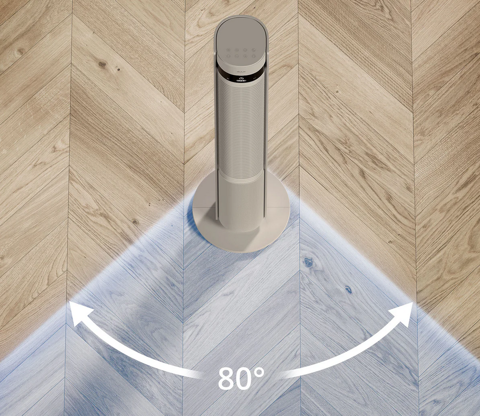 Pastatomas ventiliatorius Duux Elevate Smart, baltos spalvos (DXTF11) aprašymas - Prekės nuotrauka