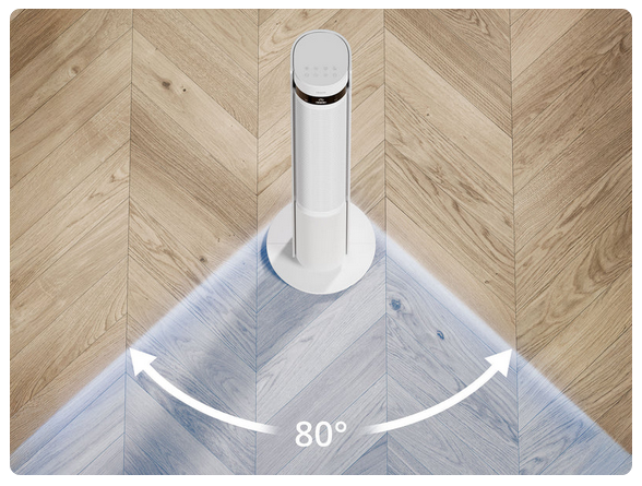 Pastatomas ventiliatorius Duux Elevate Smart, baltos spalvos (DXTF11) aprašymas - Prekės nuotrauka