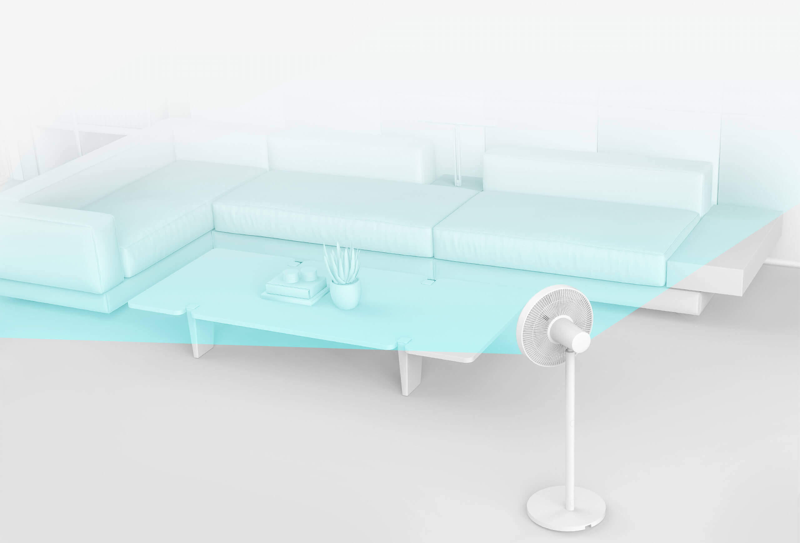 Ventiliatorius Xiaomi Smart Standing Fan 2 aprašymas - Prekės nuotrauka