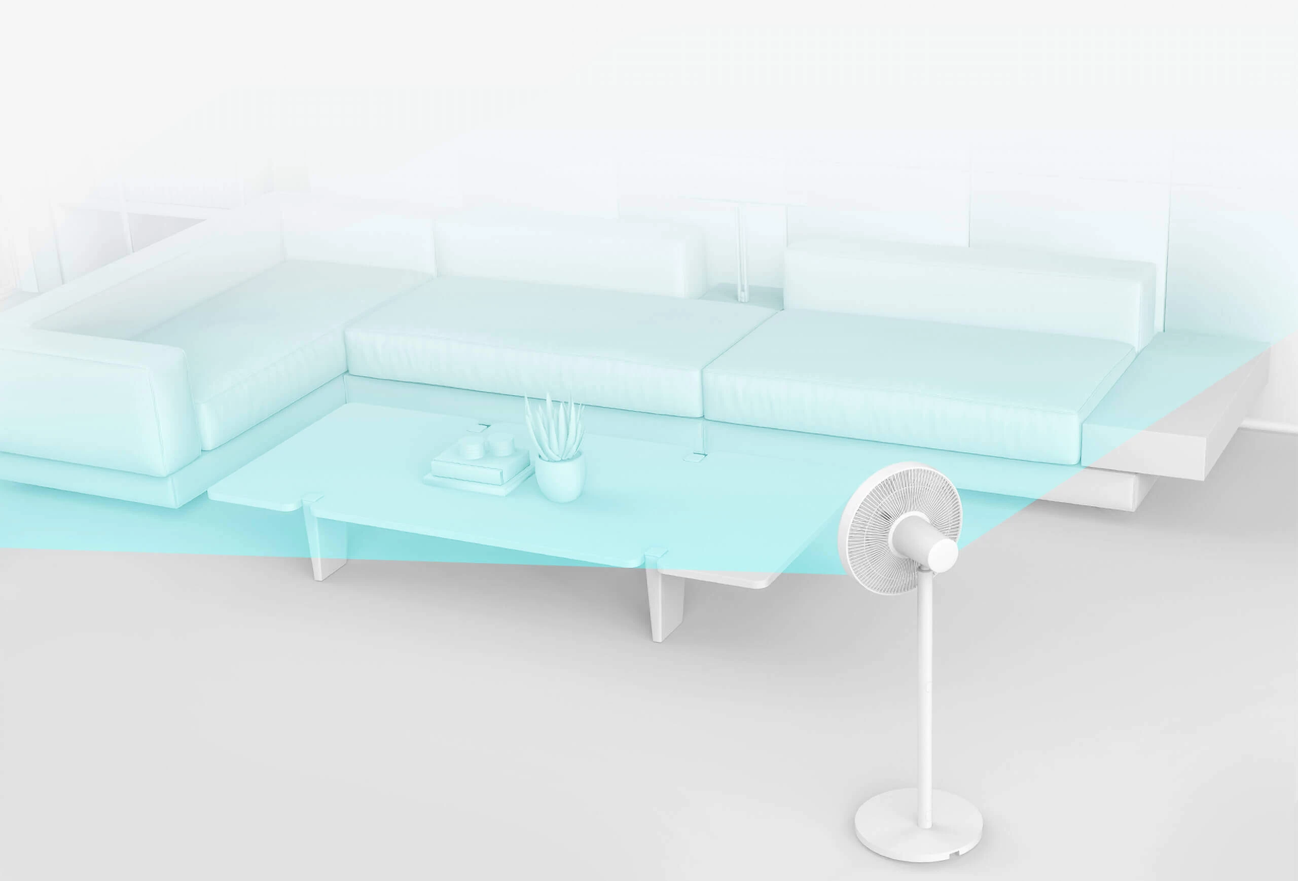 Ventiliatorius Xiaomi Smart Standing Fan 2 aprašymas - Prekės nuotrauka