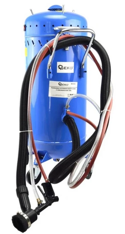 Geko Bedulkė smėliapūtė su vakuumu G02026, 106 l, 1200 W aprašymas - Prekės nuotrauka