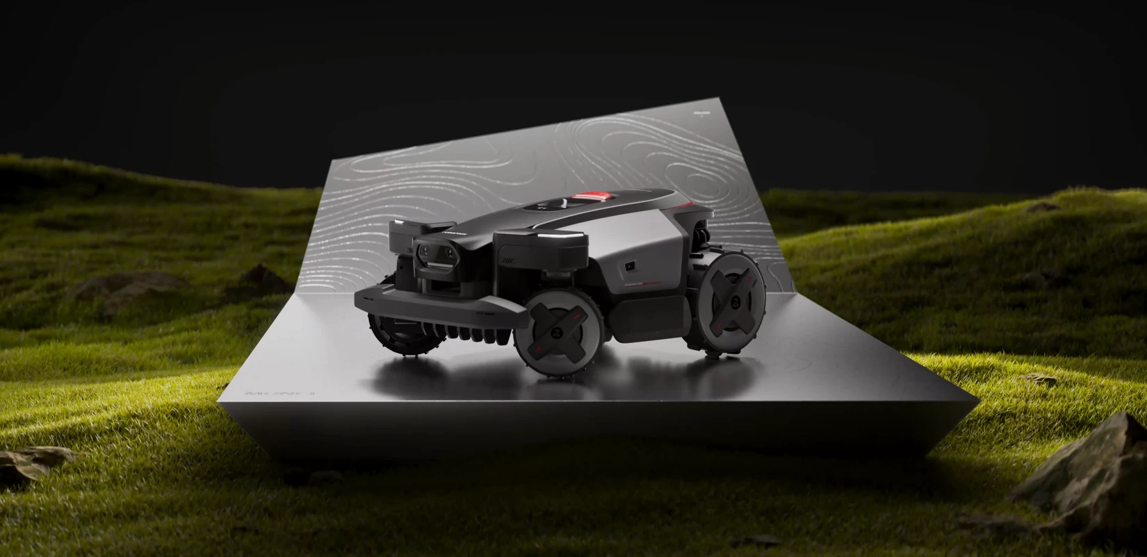 Belaidis vejos pjovimo robotas Roborock RockMow Z130 | AWD, 3000m², RTK + VSLA aprašymas - Prekės nuotrauka