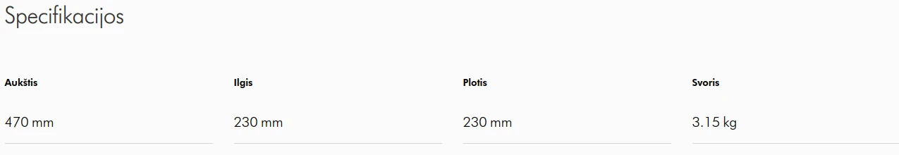Oro valytuvas DYSON Hushjet Purifier Compact HJ10, juodas aprašymas - Prekės nuotrauka