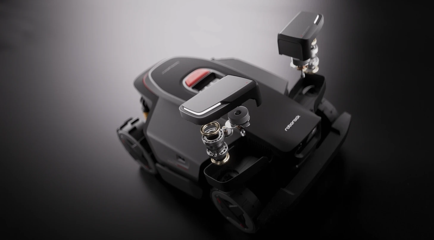 Belaidis vejos pjovimo robotas Roborock RockMow Z150 | AWD, 5000m², RTK + VSLA aprašymas - Prekės nuotrauka