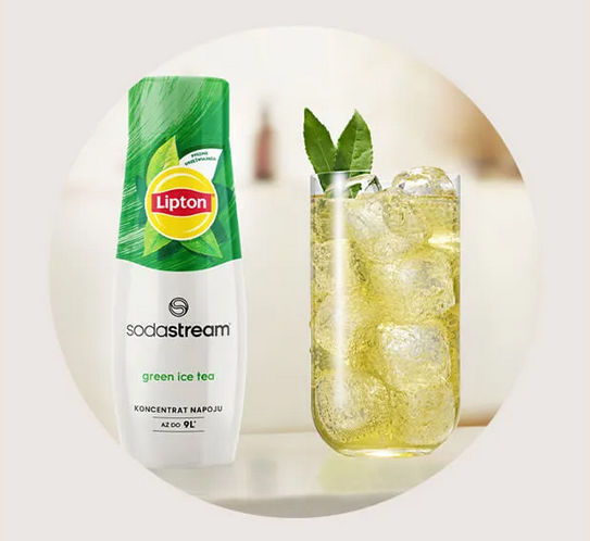 SodaStream žaliosios arbatos sirupas Lipton Ice Tea, 440 ml aprašymas - Prekės nuotrauka