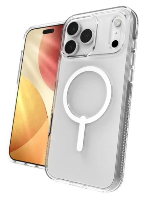 ZAGG Crystal Palace Snap – permatomas MagSafe dėklas, skirtas iPhone 17 Pro Max telefonui aprašymas - Prekės nuotrauka