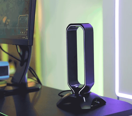 Ausinių stovas Trust GXT 265 Cintar RGB, 23647 aprašymas - Prekės nuotrauka