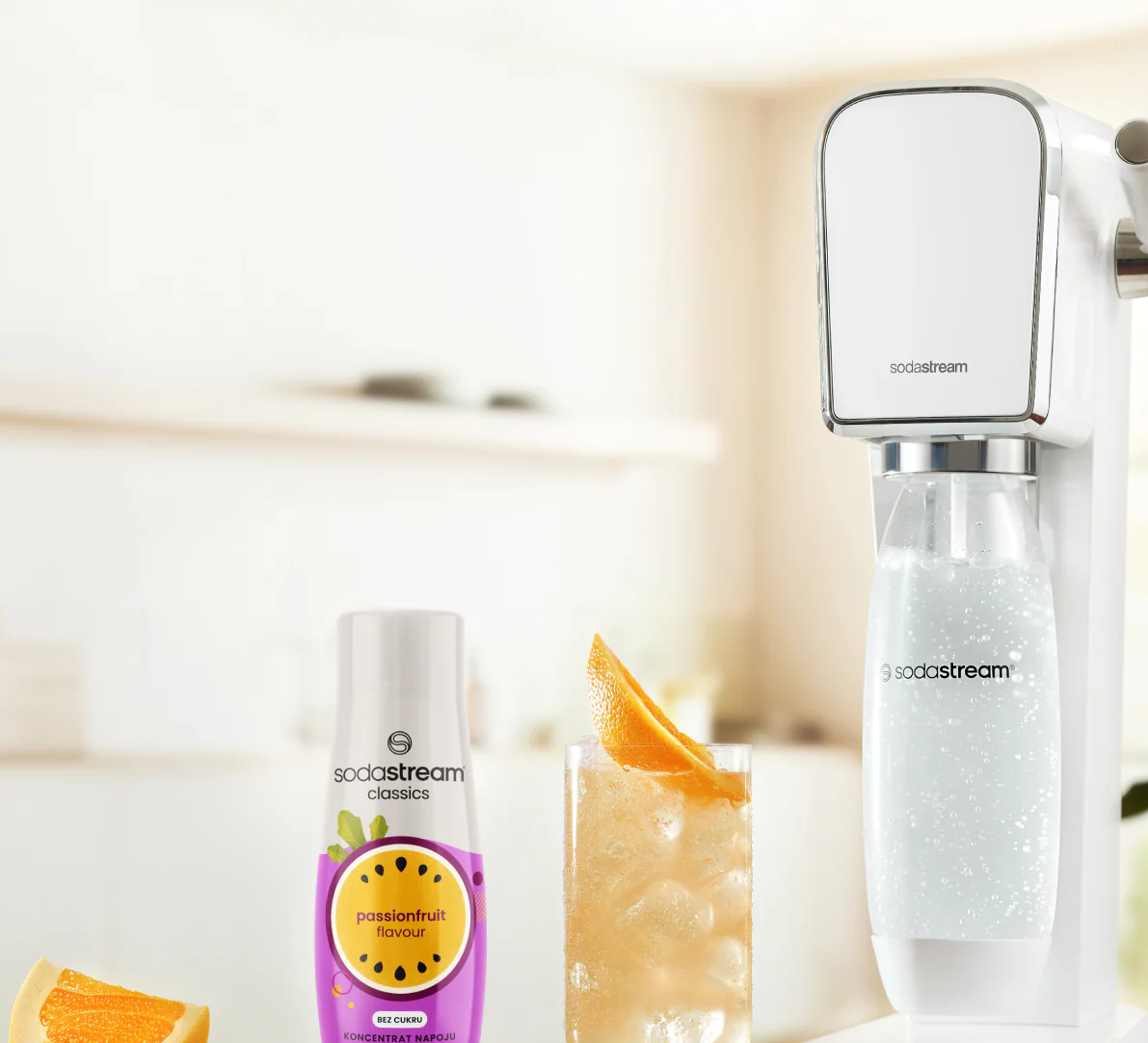 SodaStream pasiflorų skonio sirupas Passion Fruit Zero, 440 ml aprašymas - Prekės nuotrauka