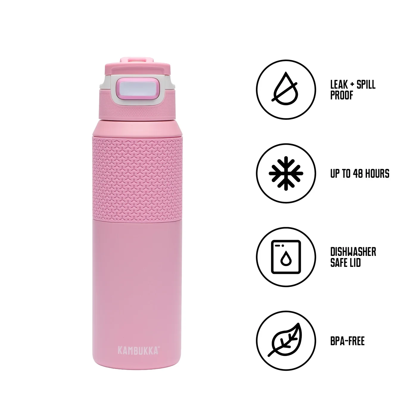 Termo gertuvė Kambukka Elton Insulated Pink Ambition 11-03039, 1000 ml aprašymas - Prekės nuotrauka