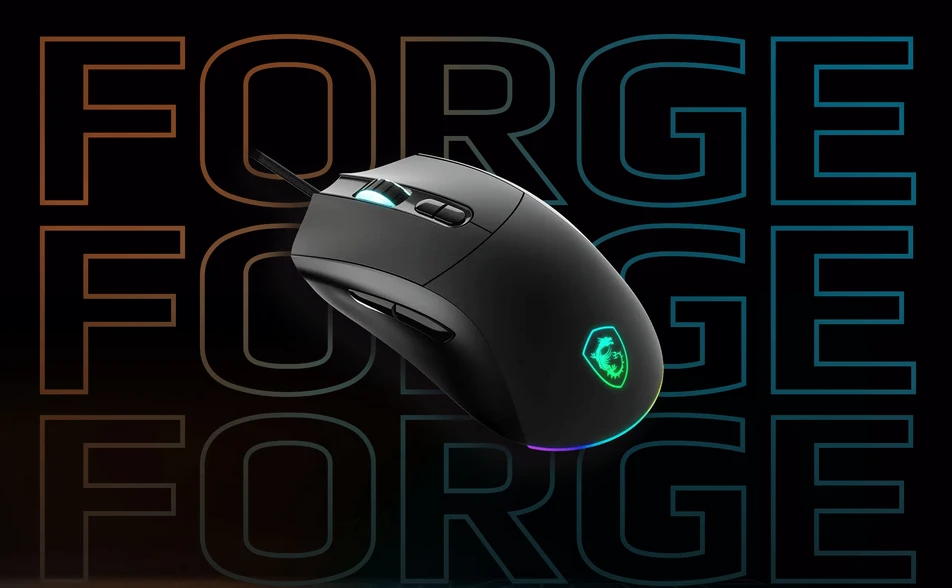 Žaidimų pelė MSI FORGE GM320 aprašymas - Prekės nuotrauka