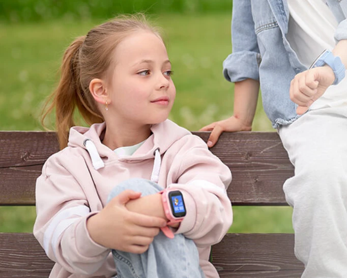 Išmanusis laikrodis vaikams Garett Kids Sun Ultra 4G, Rožinės spalvos aprašymas - Prekės nuotrauka