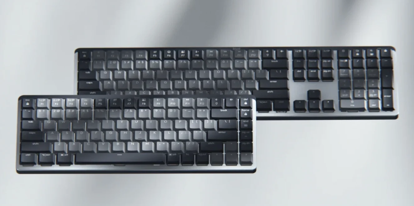 Belaidė klaviatūra Logitech MX MECHANICAL, išdėstymas: Vokiečių (Qwertz), 