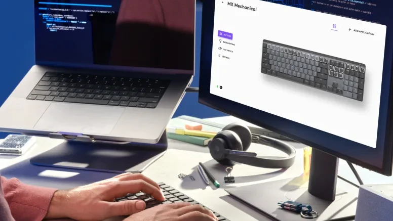Belaidė klaviatūra Logitech MX MECHANICAL, išdėstymas: Vokiečių (Qwertz), 