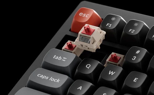 Belaidė mechaninė klaviatūra Keychron V6 Ultra 8K, Rudi (Brown) jungikliai, Nordic išdėst., Juoda aprašymas - Prekės nuotrauka