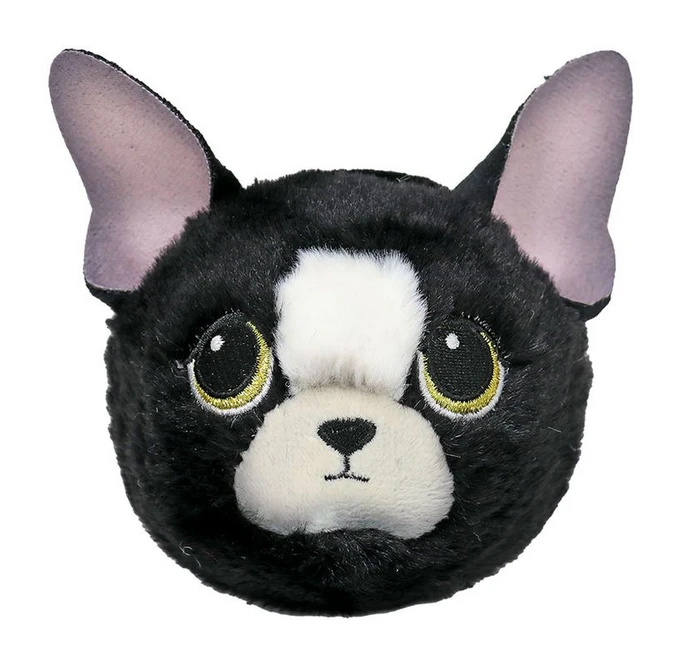 TY Beanie Bouncers Pliušinis žaislas - juodas šuniukas, 8 cm aprašymas - Prekės nuotrauka