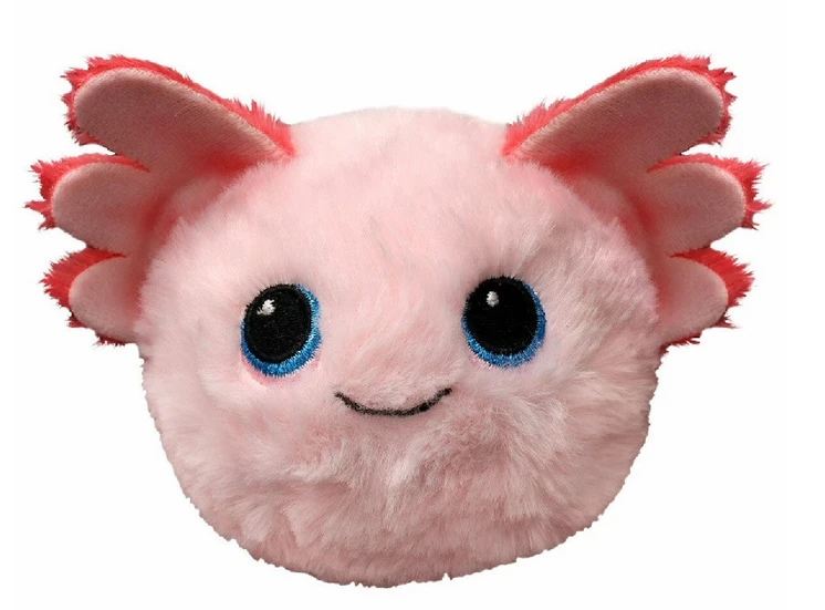 TY Beanie Bouncers Pliušinis žaislas - aksolotlis, 8 cm aprašymas - Prekės nuotrauka