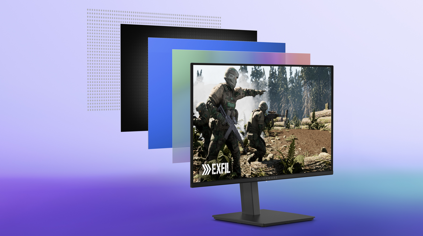 Žaidimų monitorius Dell Alienware 27 240Hz QD-OLED - AW2726DM aprašymas - Prekės nuotrauka