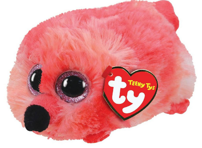 TY Teeny Tys Pliušinis žaislas - flamingas, 10 cm aprašymas - Prekės nuotrauka