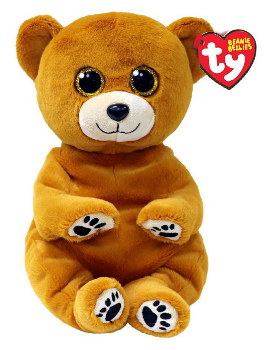 TY Pliušinis žaislas - rudas meškiukas, 24 cm aprašymas - Prekės nuotrauka