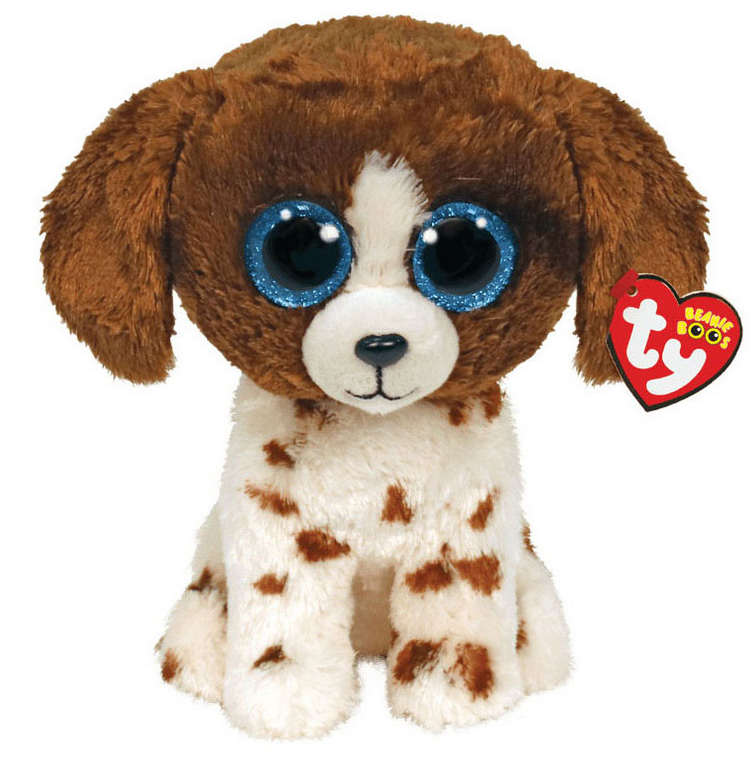 TY Beanie Boos Pliušinis žaislas - rudas šuniukas, 15 cm aprašymas - Prekės nuotrauka