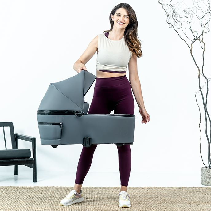 Vežimėlis Espiro Yoga, tamsiai žalios spalvos aprašymas - Prekės nuotrauka