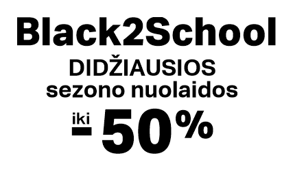Black2School atgal į mokyklą